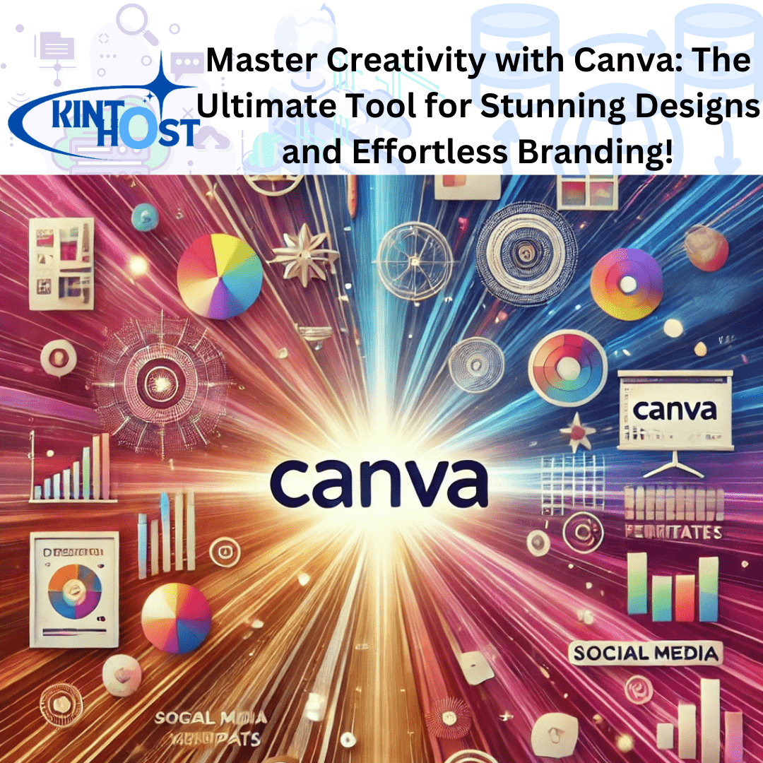 A creative digital workspace on Canva, showcasing vibrant design templates and tools for graphic creation.