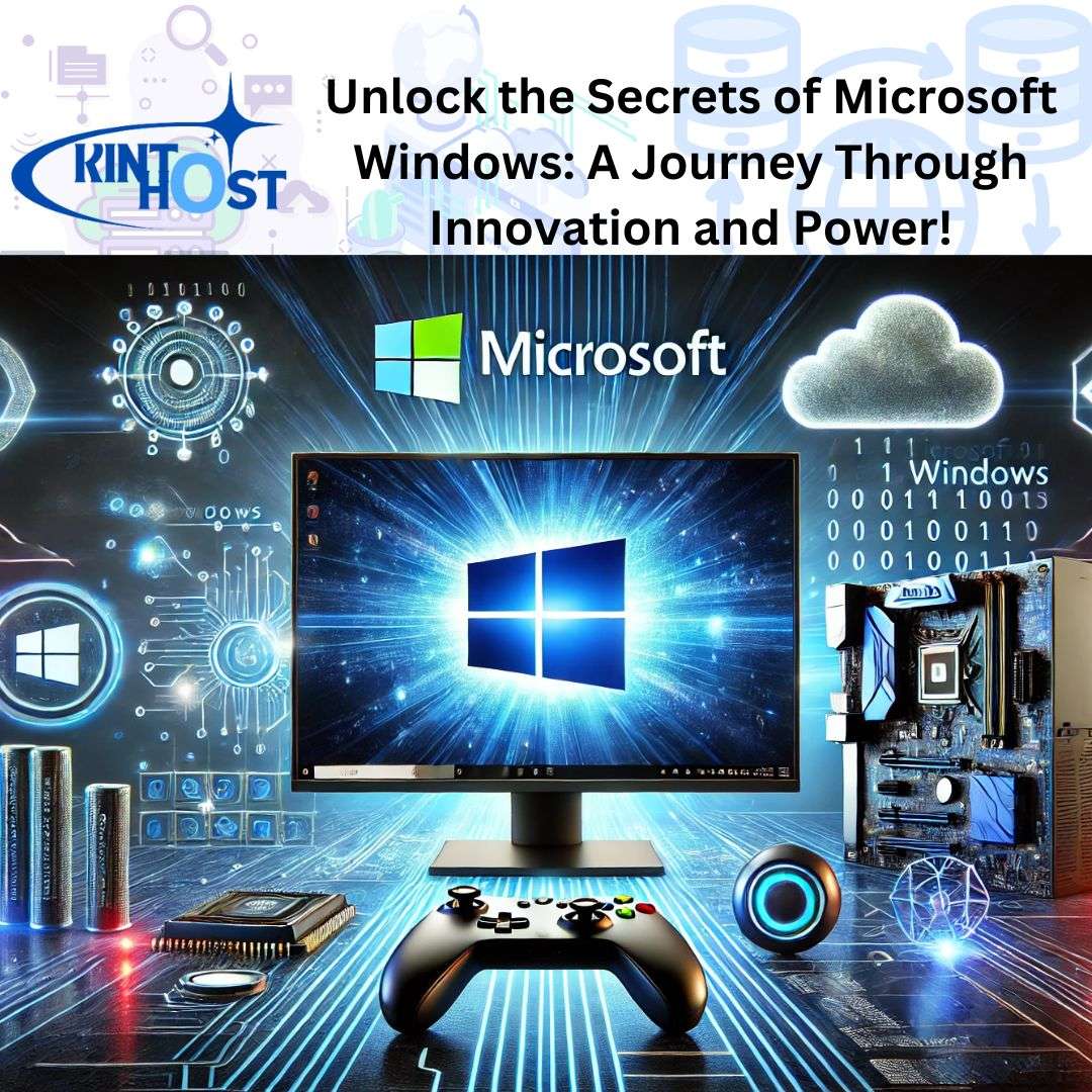 The Microsoft Windows logo displayed on a computer screen, symbolizing the operating system's user-friendly interface.